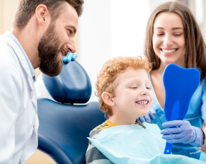 family with top dentist in NJ