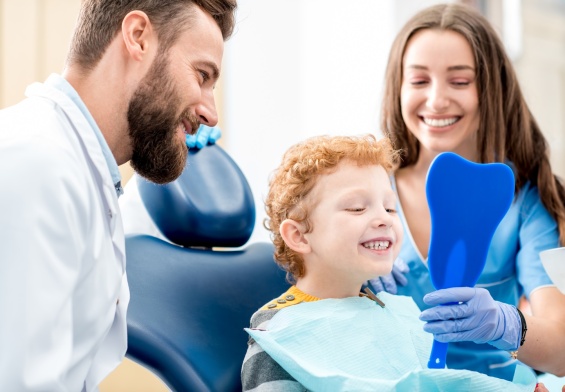 family with top dentist in NJ