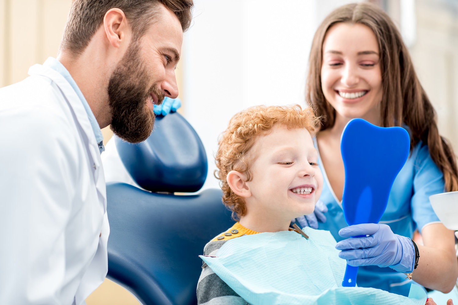 family with top dentist in NJ