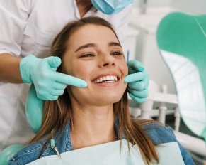 smiling with the best dentist in NJ